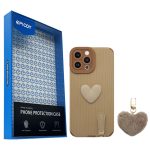 کاور اپیکوی مدل Love-Heart مناسب برای گوشی موبایل اپل iPhone 11 Pro Max به همراه آویز
