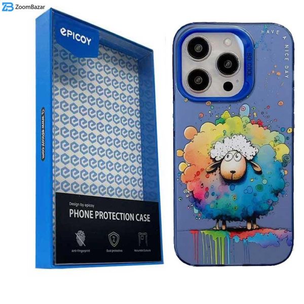 کاور اپیکوی مدل ColorFullSheep مناسب برای گوشی موبایل اپل iPhone 15 Pro