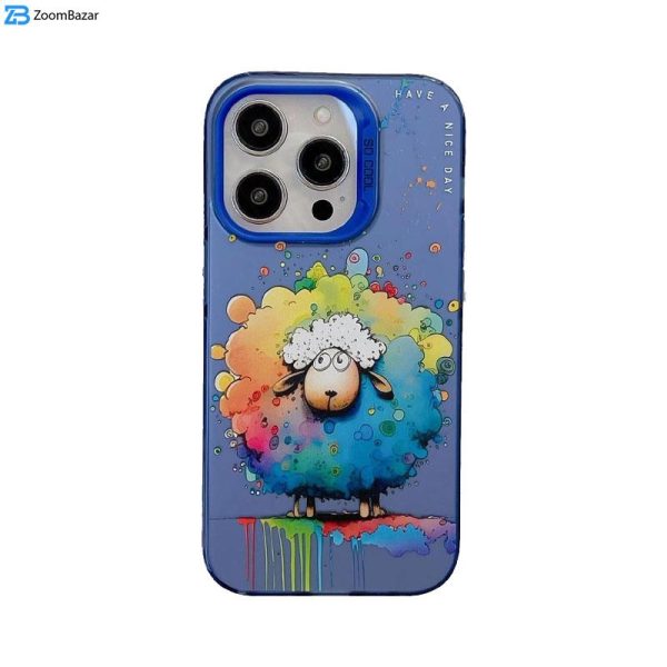 کاور اپیکوی مدل ColorFullSheep مناسب برای گوشی موبایل اپل iPhone 14 Pro