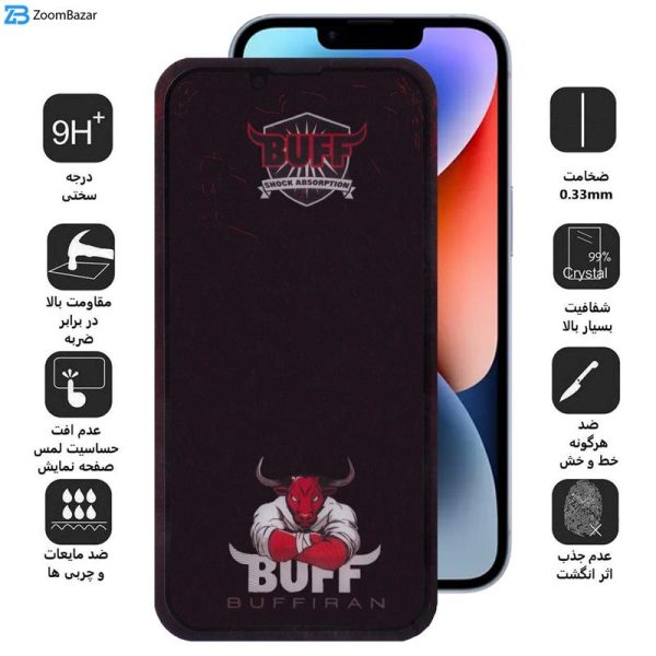 محافظ صفحه نمایش بوف مدل Muscle-Bull-G مناسب برای گوشی موبایل اپل iPhone 14 / 13 / 13 Pro