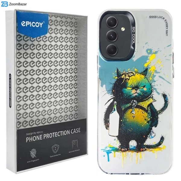 کاور اپیکوی مدل AngryCat مناسب برای گوشی موبایل سامسونگ Galaxy S23 FE