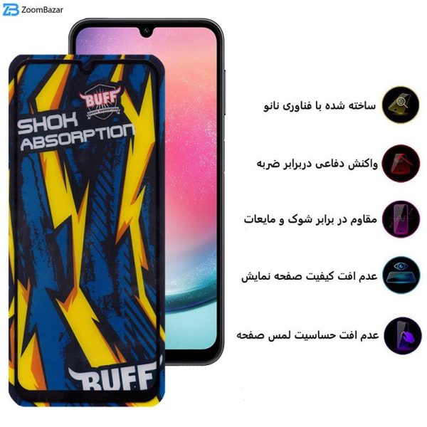 محافظ صفحه نمایش بوف مدل Shock-Shock مناسب برای گوشی موبایل سامسونگ Galaxy A24 4G