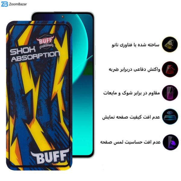 محافظ صفحه نمایش بوف مدل Shock-Shock-G مناسب برای گوشی موبایل شیائومی 13T Pro / 13T / Redmi K60 Ultra