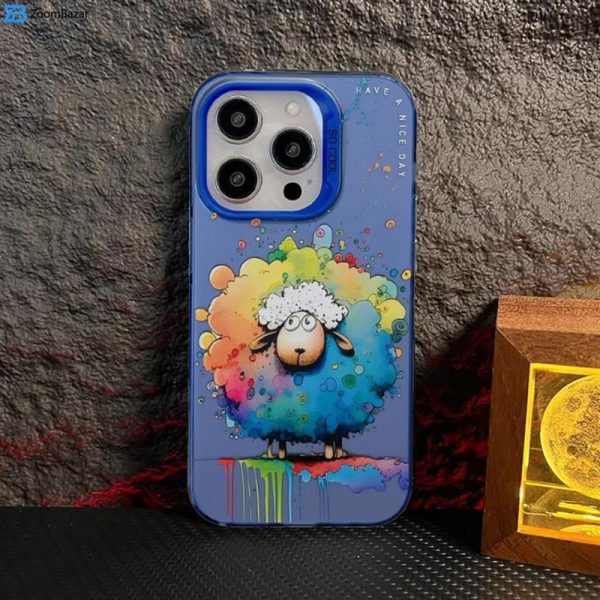 کاور اپیکوی مدل ColorFullSheep مناسب برای گوشی موبایل اپل iPhone 15 Pro