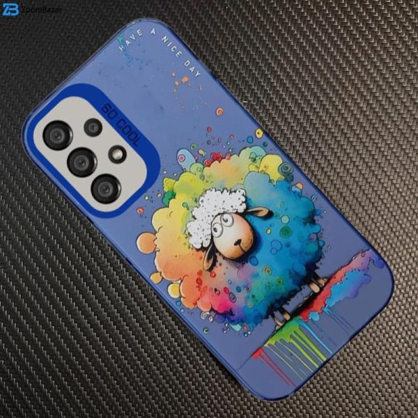 کاور اپیکوی مدل ColorFullSheep مناسب برای گوشی موبایل سامسونگ Galaxy A53 5G