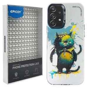 کاور اپیکوی مدل AngryCat مناسب برای گوشی موبایل سامسونگ Galaxy A52 4G/5G