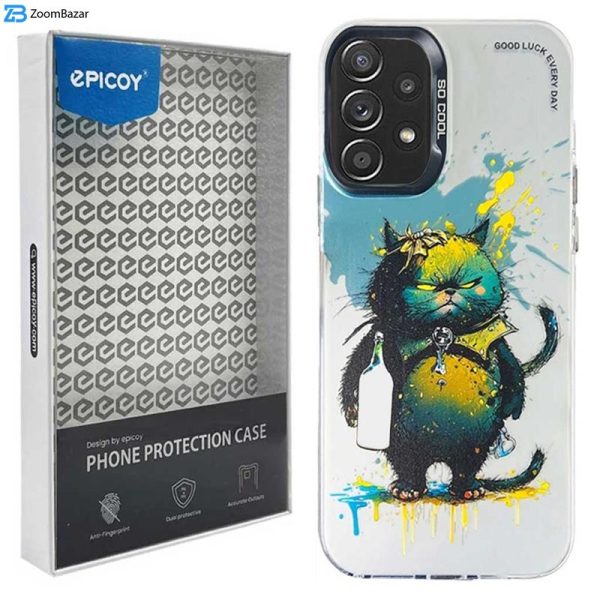 کاور اپیکوی مدل AngryCat مناسب برای گوشی موبایل سامسونگ Galaxy A52 4G/5G