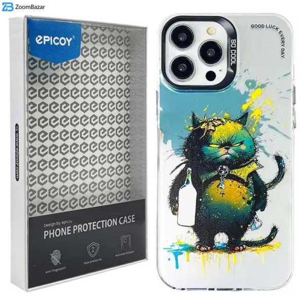 کاور اپیکوی مدل AngryCat مناسب برای گوشی اپل iPhone 15 Pro