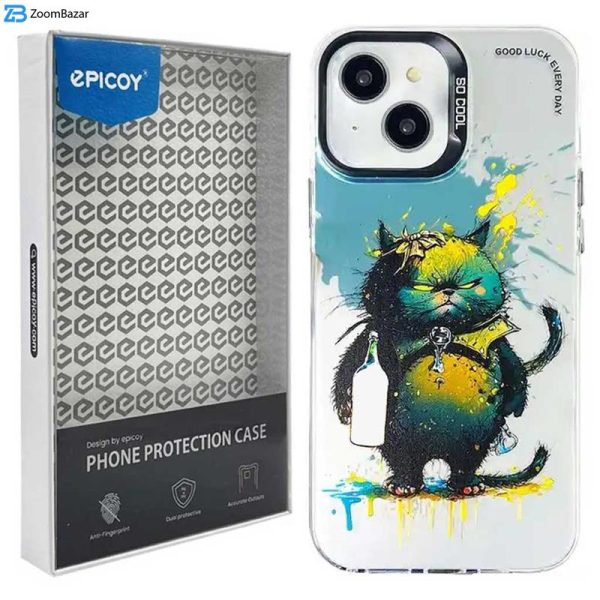 کاور اپیکوی مدل AngryCat مناسب برای گوشی اپل iPhone 13