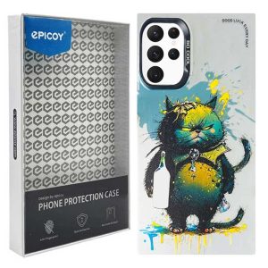 کاور اپیکوی مدل AngryCat مناسب برای گوشی موبایل سامسونگ Galaxy S23 Ultra