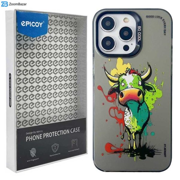 کاور اپیکوی مدل FunnyCow مناسب برای گوشی موبایل اپل iPhone 14 Pro