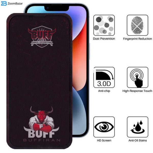 محافظ صفحه نمایش بوف مدل Muscle-Bull مناسب برای گوشی موبایل iPhone 14 / 13 / 13 Pro