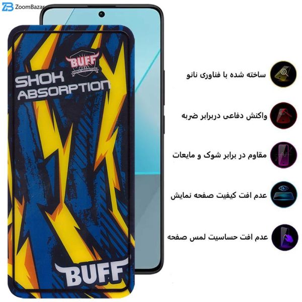 محافظ صفحه نمایش بوف مدل Shock-Shock-G مناسب برای گوشی موبایل شیائومی Redmi Note 13 Pro / Note 13R Pro / Note 13