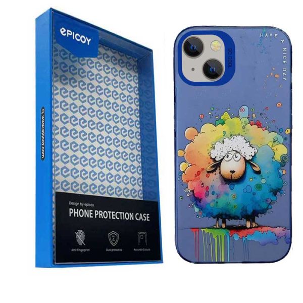 کاور اپیکوی مدل ColorFullSheep مناسب برای گوشی اپل iPhone 15 Plus