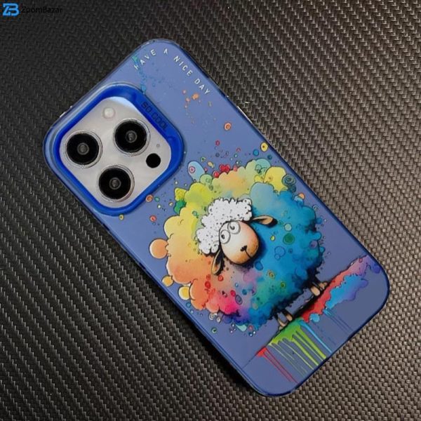 کاور اپیکوی مدل ColorFullSheep مناسب برای گوشی موبایل اپل iPhone 15 Pro Max