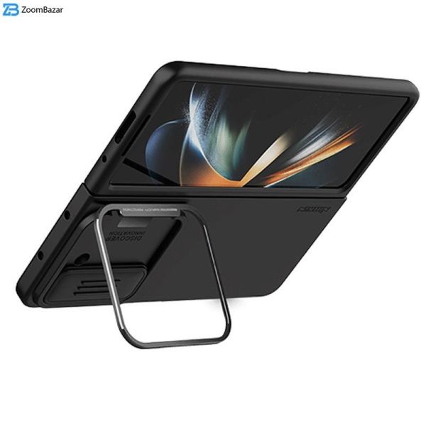 کاور نیلکین مدل CamShield Silky Silicon Stand Version مناسب برای گوشی موبایل سامسونگ Galaxy Z Fold 5 / W24