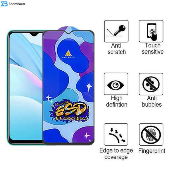 محافظ صفحه نمایش اپیکوی مدل Star ESD مناسب برای گوشی موبایل شیائومی Redmi Note 9 4G/Note 8 Pro/9 Prime 4G/9/9 Power 4G/10A