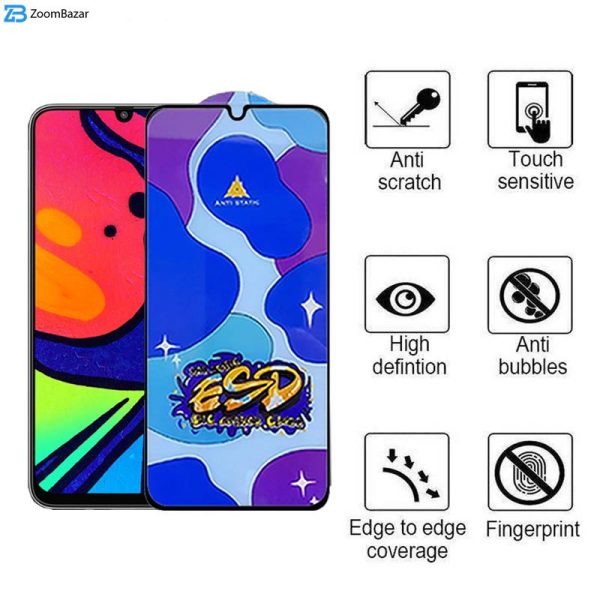 محافظ صفحه نمایش اپیکوی مدل Star ESD مناسب برای گوشی موبایل سامسونگ Galaxy F41 4G/F22/M21 2021 4G/M31 4G