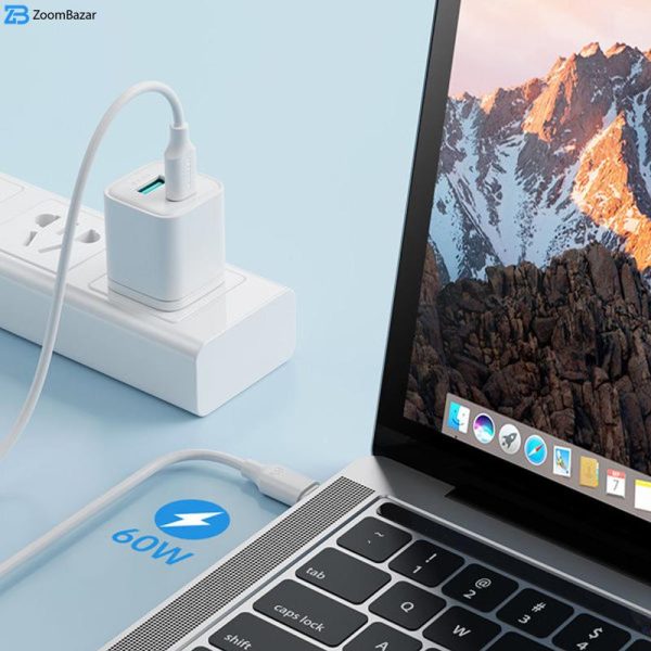 کابل تبدیل USB-C به جوی روم مدل S-CC060A9 طول 1 متر