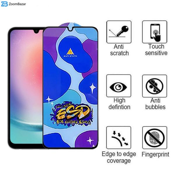 محافظ صفحه نمایش اپیکوی مدل Star ESD مناسب برای گوشی موبایل سامسونگ Galaxy A24 4G