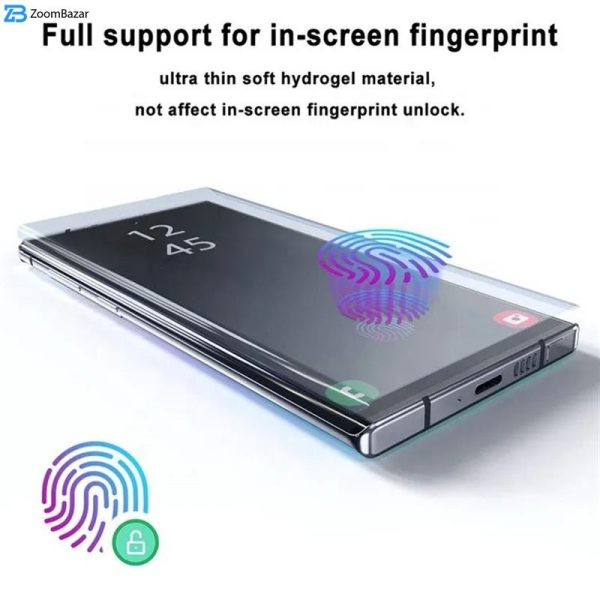 محافظ صفحه نمایش حریم شخصی اپیکوی مدل Nano-Privacy مناسب برای گوشی موبایل سامسونگ Galaxy S24 Ultra / S23 Ultra / S22 Ultra