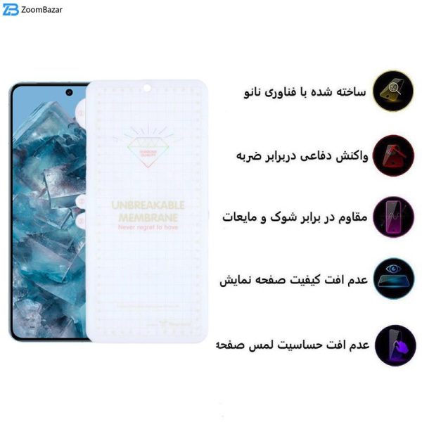 محافظ صفحه نمایش اپیکوی مدل Hydrogel مناسب برای گوشی موبایل گوگل Pixel 8 Pro