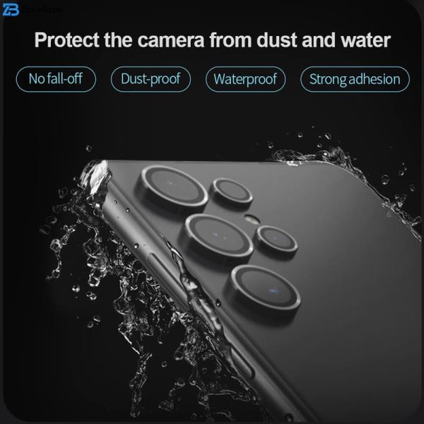 محافظ لنز دوربین بوف مدل HD-ColorLenz-G مناسب برای گوشی موبایل سامسونگ Galaxy S24 Ultra