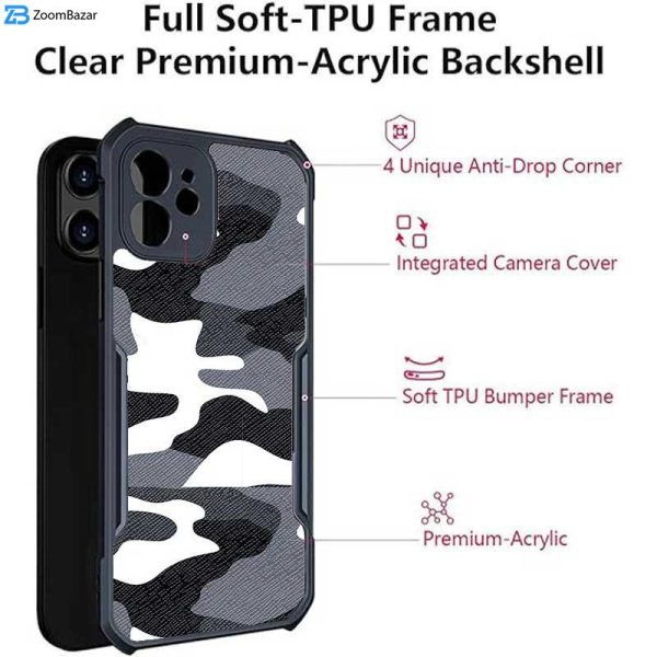 کاور اپیکوی مدل Xundd Camouflage مناسب برای گوشی موبایل اپل iPhone 11