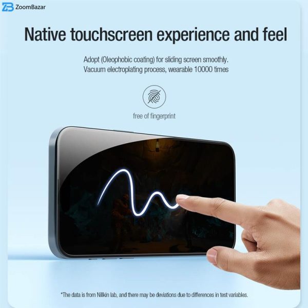 محافظ صفحه نمایش نیلکین مدل EZ set مناسب برای گوشی موبایل اپل iPhone 15 Pro Max