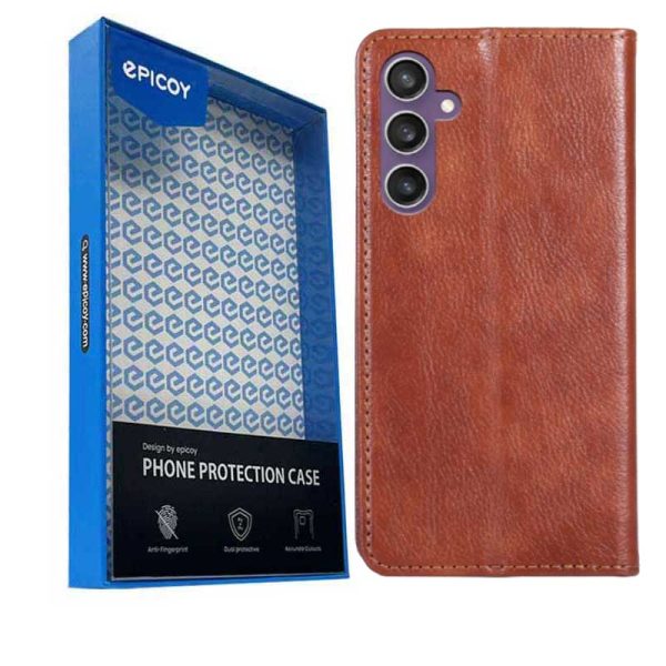 کیف کلاسوری اپیکوی مدل Wallet-ColorLeather مناسب برای گوشی موبایل سامسونگ Galaxy A54