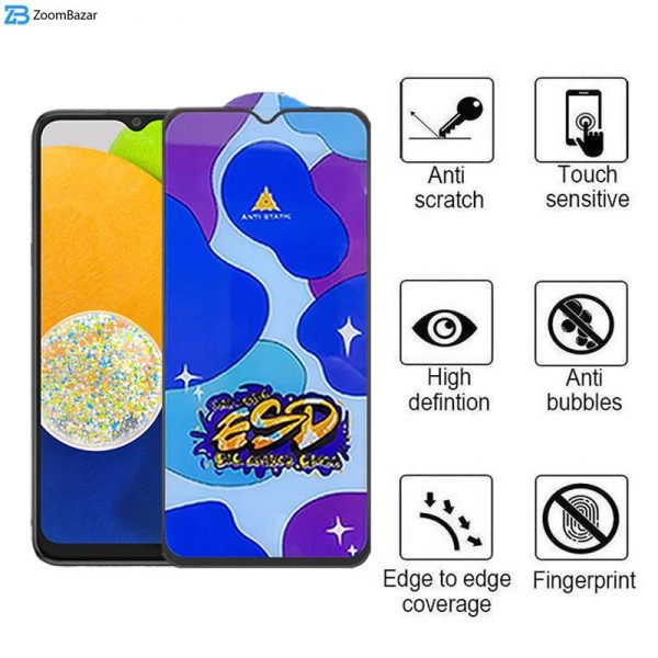 محافظ صفحه نمایش اپیکوی مدل Star ESD مناسب برای گوشی موبایل سامسونگ Galaxy A03 4G/A03s 4G/A03 Core 4G/A02 4G/A02s 4G