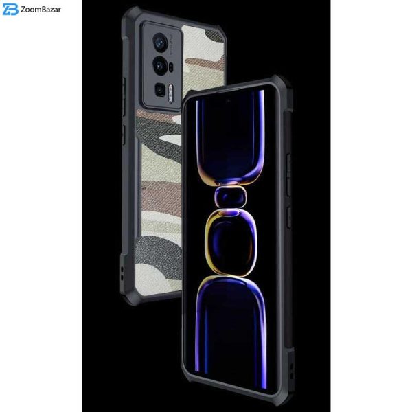 کاور اپیکوی مدل Xundd Camouflage مناسب برای گوشی موبایل شیائومی Poco F5 Pro /Redmi K60/ K60 Pro