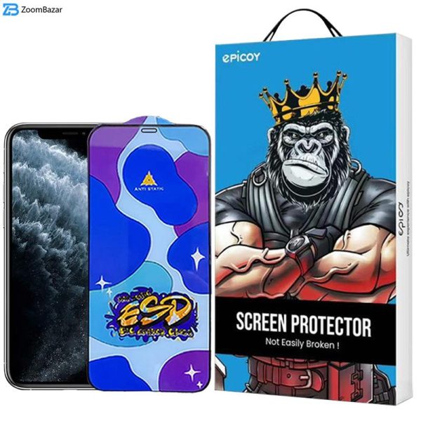 محافظ صفحه نمایش اپیکوی مدل Star ESD مناسب برای گوشی موبایل اپل iPhone 11 Pro/XS/X