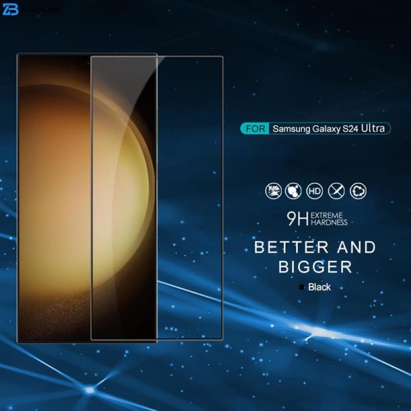 محافظ صفحه نمایش بوف مدل FullGlue-Max-G مناسب برای گوشی موبایل سامسونگ Galaxy S24 Ultra