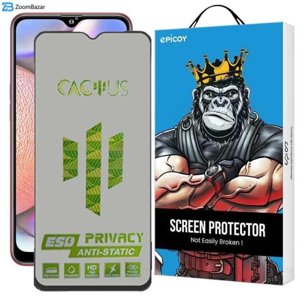 محافظ صفحه نمایش حریم شخصی اپیکوی مدل Cactus-ESD-Privacy مناسب برای گوشی موبایل سامسونگ Galaxy A10s