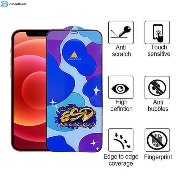 محافظ صفحه نمایش اپیکوی مدل Star ESD مناسب برای گوشی موبایل اپل iPhone 12