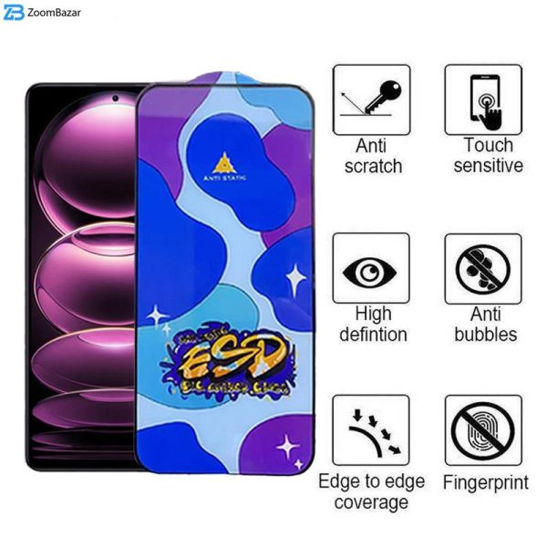 محافظ صفحه نمایش اپیکوی مدل Star ESD مناسب برای گوشی موبایل شیائومی Redmi Note 12 Pro Plus/Note 12 Pro 4G/5G /Note 12 4G/5G /Note 12 China