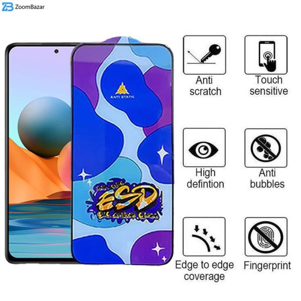 محافظ صفحه نمایش اپیکوی مدل Star ESD مناسب برای گوشی موبایل شیائومی Redmi Note 10 Pro Max/Note 10 Pro 4G India/Internationa/Note 10 Lite