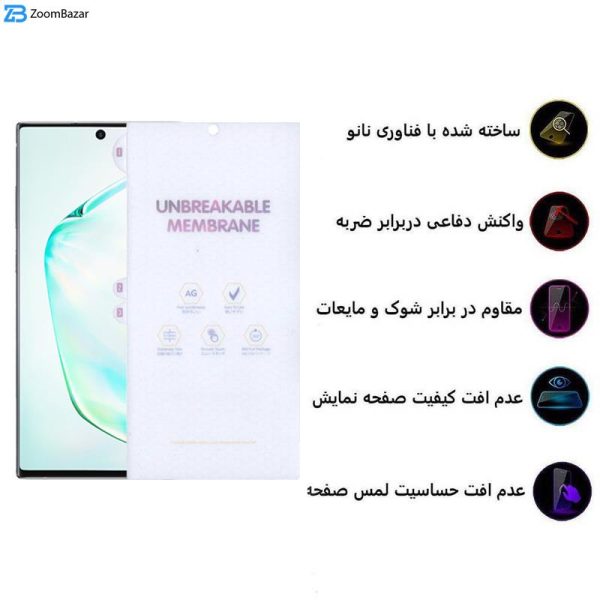 محافظ صفحه نمایش مات اپیکوی مدل Hydrogel-Matte مناسب برای گوشی موبایل سامسونگ Galaxy Note10 Plus