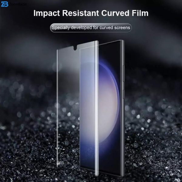 محافظ صفحه نمایش نیلکین مدل Impact Resistant مناسب برای گوشی موبایل سامسونگ Galaxy S24 Ultra بسته 2 عددی