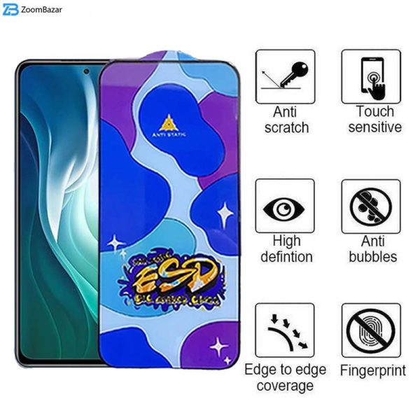 محافظ صفحه نمایش اپیکوی مدل Star ESD مناسب برای گوشی موبایل شیائومی Mi 11i/Mi 10i 5G/Mi 11X/Mi 11X Pro/11i/11i HyperCharge 5G/Black Shark 4