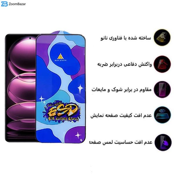 محافظ صفحه نمایش اپیکوی مدل Star ESD مناسب برای گوشی موبایل شیائومی Redmi Note 12 Pro Plus/Note 12 Pro 4G/5G /Note 12 4G/5G /Note 12 China