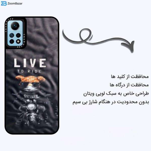 کاور اپیکوی مدل Live to Ride مناسب برای گوشی موبایل شیائومی Redmi Note 12 Pro 4G