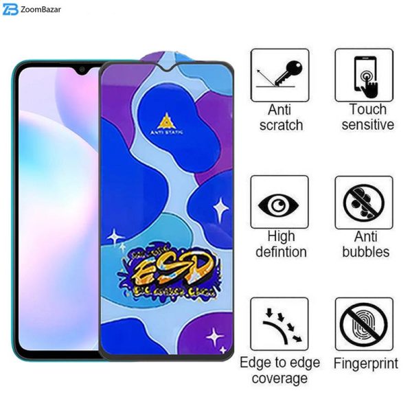 محافظ صفحه نمایش اپیکوی مدل Star ESD مناسب برای گوشی موبایل شیائومی Redmi 9C/9T/Redmi 9C NFC/Redmi 9 (India)/Redmi 9A Sport/Redmi 9A