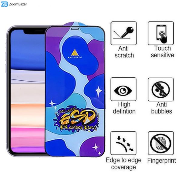 محافظ صفحه نمایش اپیکوی مدل Star ESD مناسب برای گوشی موبایل اپل iPhone 11/XR