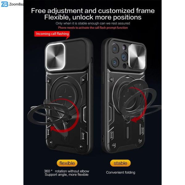 کاور اپیکوی مدل CameraFort-Magnetic مناسب برای گوشی موبایل اپل iPhone 15 Pro
