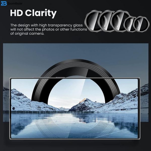 محافظ لنز دوربین اپیکوی مدل HD-ColorLens مناسب برای گوشی موبایل سامسونگ Galaxy S24 Ultra