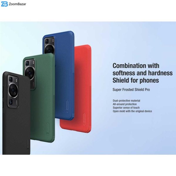 کاور نیلکین مدل Super Frosted Shield Pro مناسب برای گوشی موبایل هوآوی P60 / P60 Pro