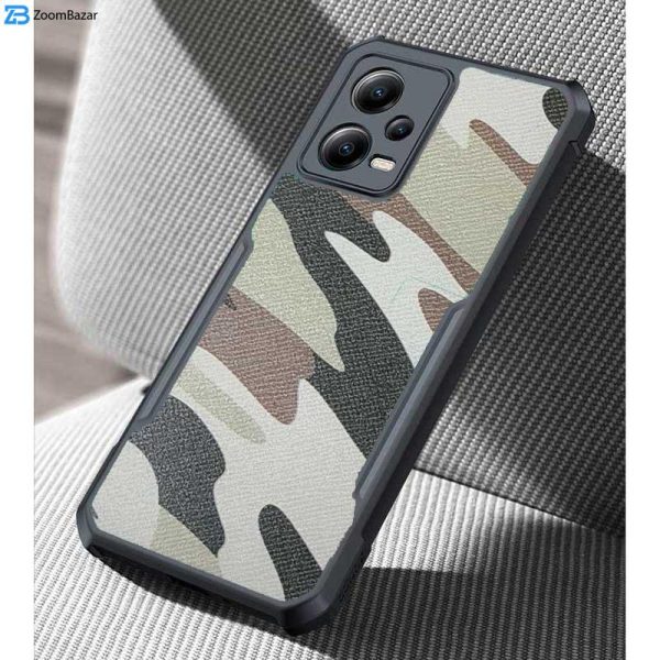 کاور اپیکوی مدل Xundd Camouflage مناسب برای گوشی موبایل شیائومی Poco X5 / Redmi Note 12 5G