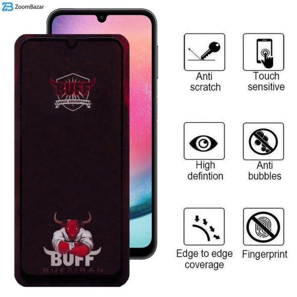 محافظ صفحه نمایش بوف مدل Muscle-Bull مناسب برای گوشی موبایل سامسونگ Galaxy A25 5G / A24 4G / A15 5G/4G